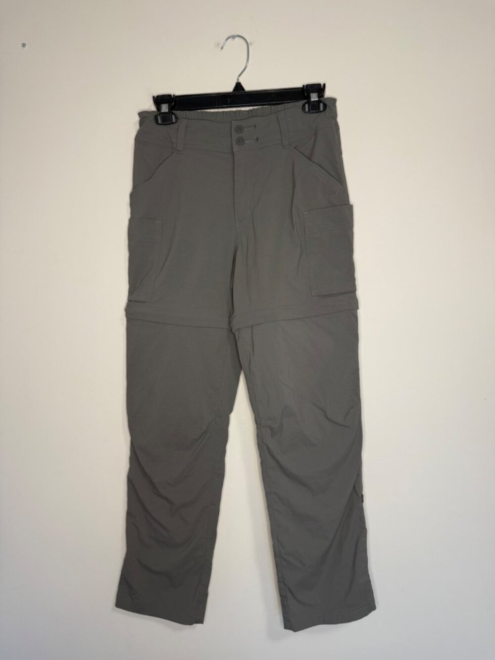 REI Co-op Sahara Convertible Pants Gray Girls Large 14-16